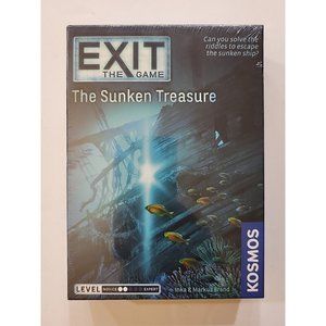 EXIT The Game The Sunken Treasure Kosmos 1-4 Players New Factory Sealed